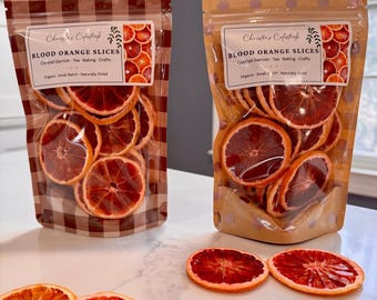 Dried Blood Orange Slices • Cocktail Garnish • Simmer Pot • Charcuterie • Dehydrated Citrus • Food Grade