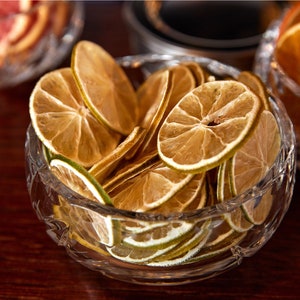Dried Lime Slices, Cocktail Garnish, Simmer Pot Ingredient, Citrus Decor