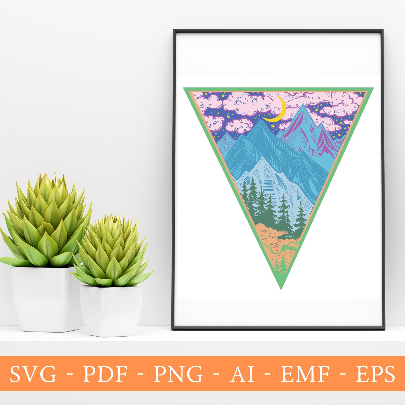 Free Free 66 Mountain Svg Etsy SVG PNG EPS DXF File