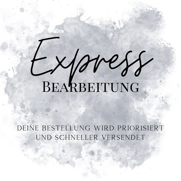 Express Bearbeitung | Prio Versand