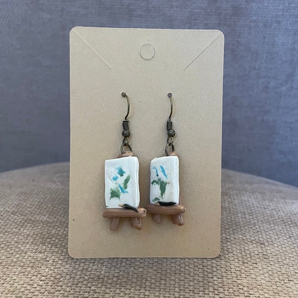 Artist Easel Earrings