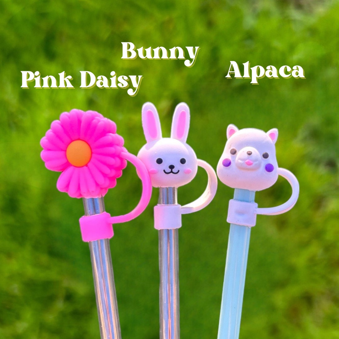 3PCS Straw Covers 8mm & 10mm, Cute Cat Straw Topper for Stanley Cups  Tumblers, Owl Silicone Straw Tips for Starbucks Straws Regular-Sized  Drinking Straws - Yahoo Shopping