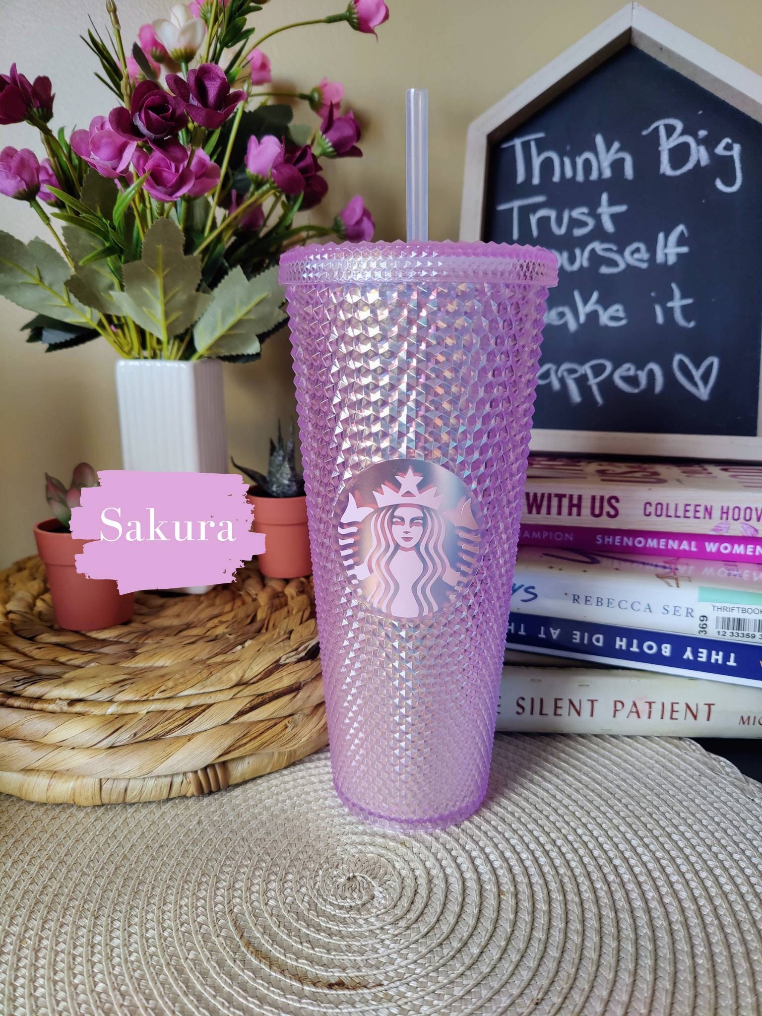 Studded Starbucks Cup Dupe Studded Tumbler Studded Cup Etsy