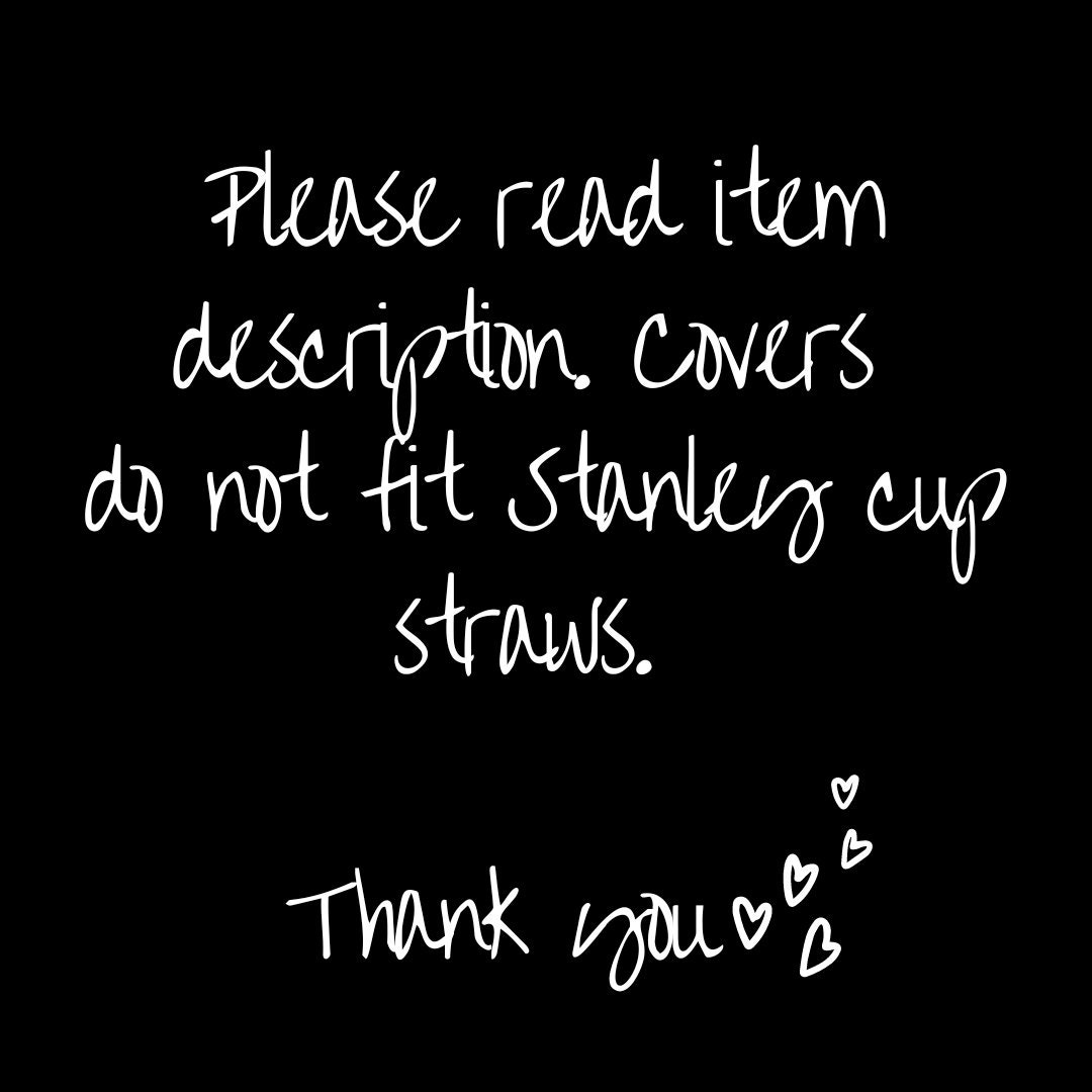 [5 Pcs] Brighten Your Stanley Cup & Stitch Water Bottle w/Cute Cartoon  Straw Covers - Cute Valentine Gift, Straw Caps & Straw Topper Perfect for