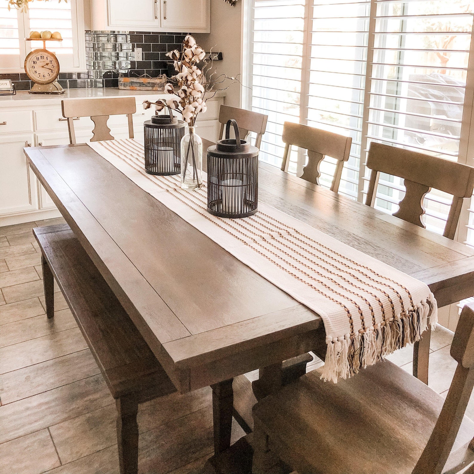 Premium Table Runners Kitchen Table Decor Home Decor Etsy