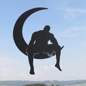 Barry Wood Moon Landing SVG File - perfect for CNC plasma, laser, water jet cutting, as well as creating vinyl and stickers!