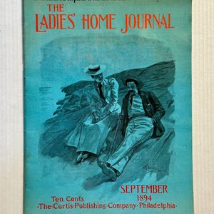 Vintage Ladies&#39; Home Journal September 1894 (1971 Replica) Pristine