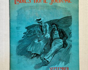 vintage Ladies' Home Journal, septembre 1894 (réplique de 1971) en parfait état