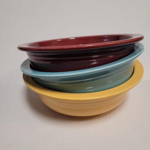 Fiestaware 3er Schüssel-Set- Fiesta Ware 22-3 / 20,3 cm