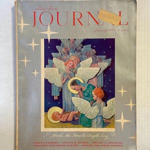 Vintage Jan. 1938 Ladies&#39; Home Journal, Shirley Temple