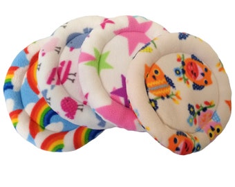 Pet Bed for Small Pets - Rat Bed - Pet Cage Accessory - Circular Padded Pet Bed - Mattress for Small Pets - Round Pet Bed