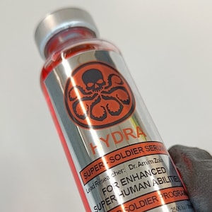 Hydra Super Soldier Serum Vial - Winter Soldier Program Prop