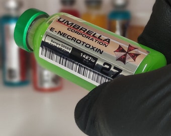Resident Evil / Umbrella Corporation / E-Necrotoxina / Vial Prop