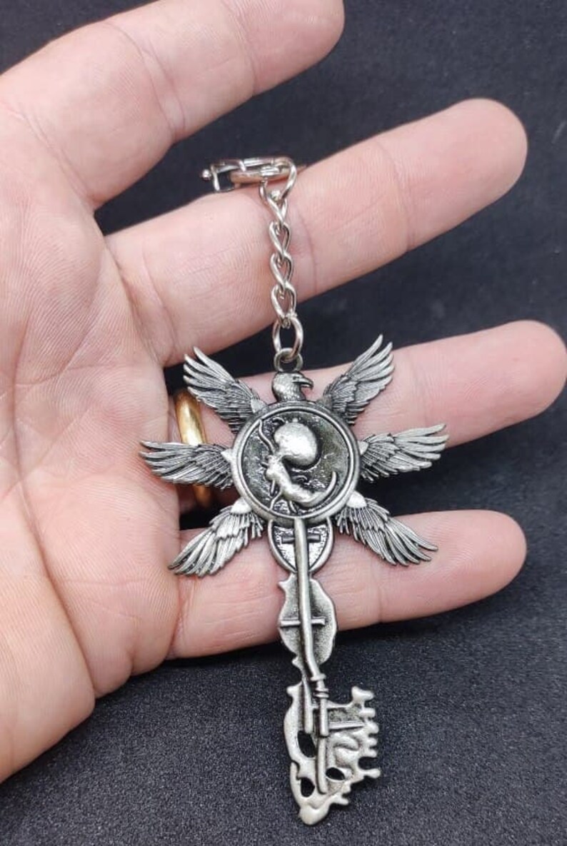 Resident Evil Sixwinged Unborn Key Keyring RE 8 Village Etsy