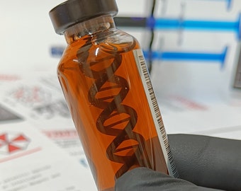 Resident Evil / Umbrella Corporation / Uroboros Virus V2 / Vial Prop