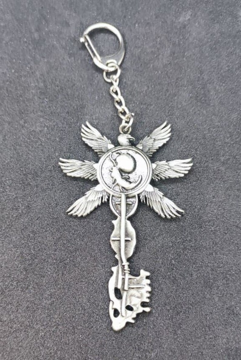 Resident Evil Sixwinged Unborn Key Keyring RE 8 Village Etsy