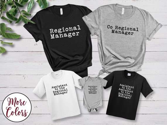 Office Theme Family Matching Shirts 