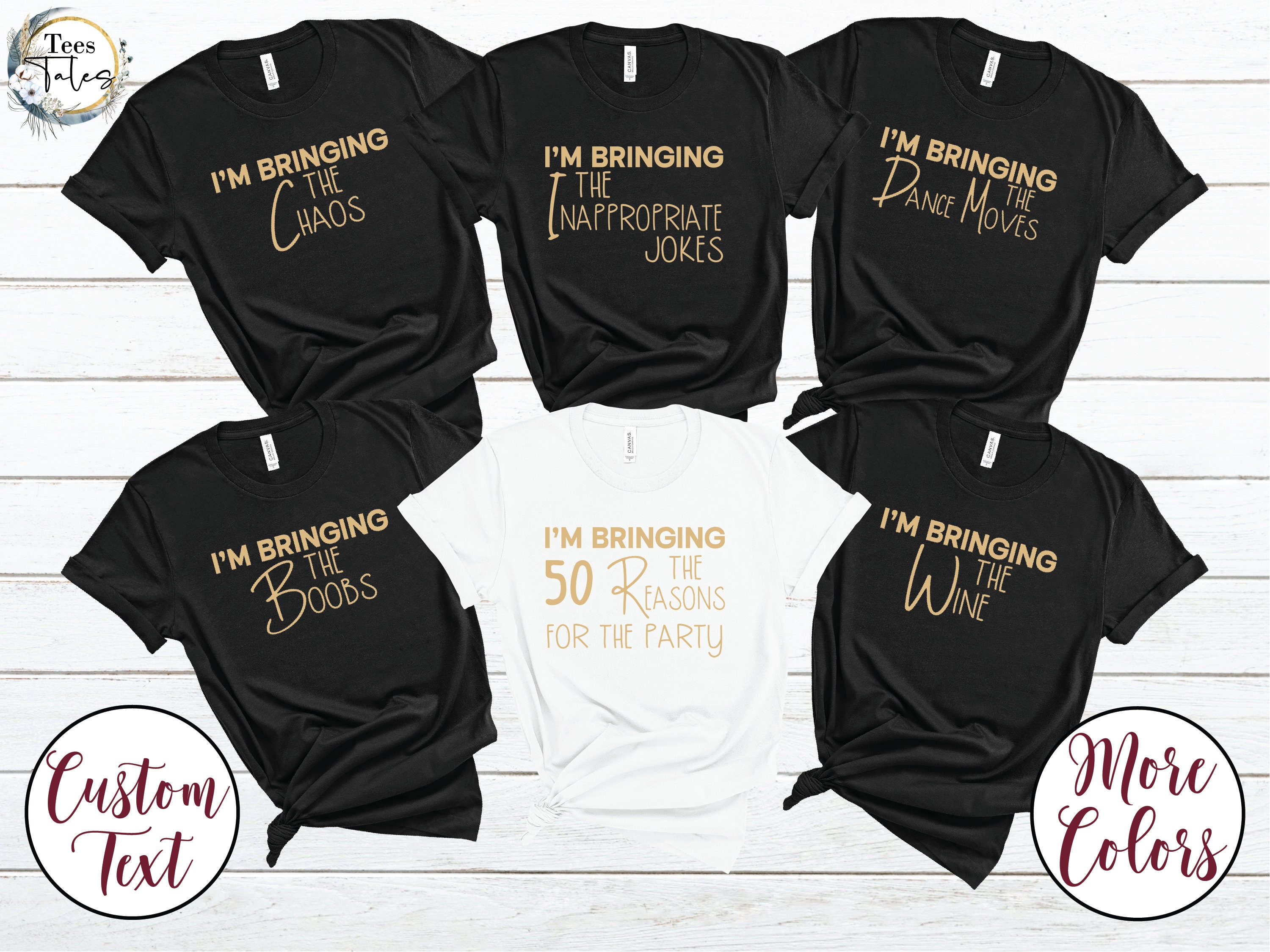 I'm Bringing the 50 Reasons for the Party Shirt Funny - Etsy