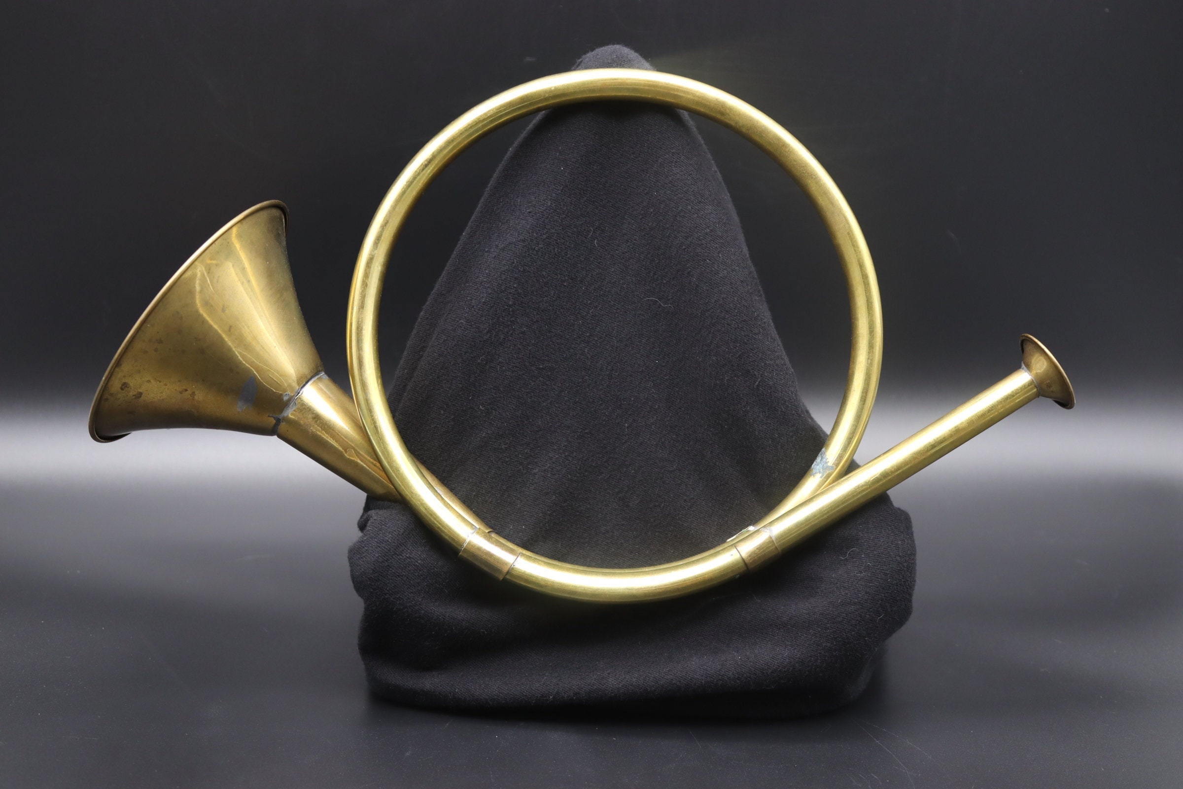 Ornaments & Accents Vintage Brass Trumpet Brass Trumpet Farmhouse Decor