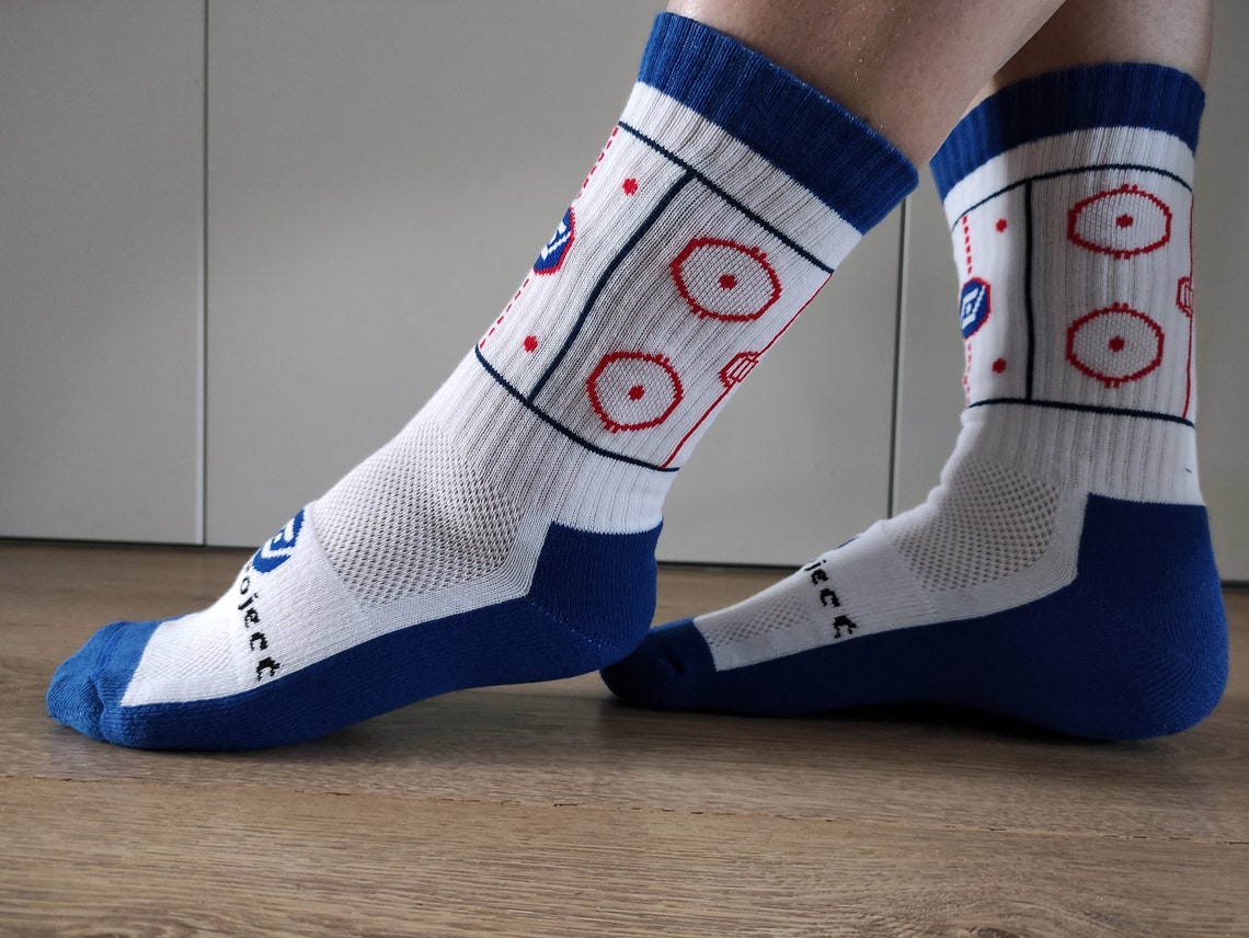 Ice Hockey Socks Fun Socks Sport Socks Awesome Socks Funny Etsy