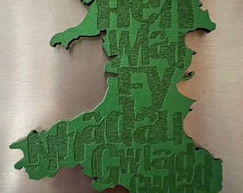 Wales Land of My Fathers Fridge Magnet | Magnet Oergell Cymru Hen Wlad Fy Nhadau