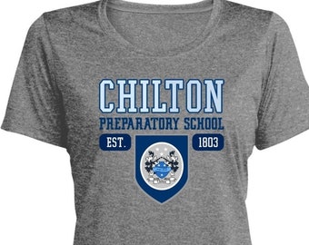 Chilton Prep School Womens' Scoop Neck T-Shirt | Tee for Gilmore Girls TV Show Fans