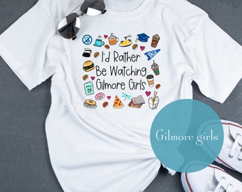 Gilmore Girls T-Shirt Gift Unisex Tee Luke's Diner Stars Hollow Chilton Alumni Gilmore Girls Fan Club Chilton Prep School Shirt