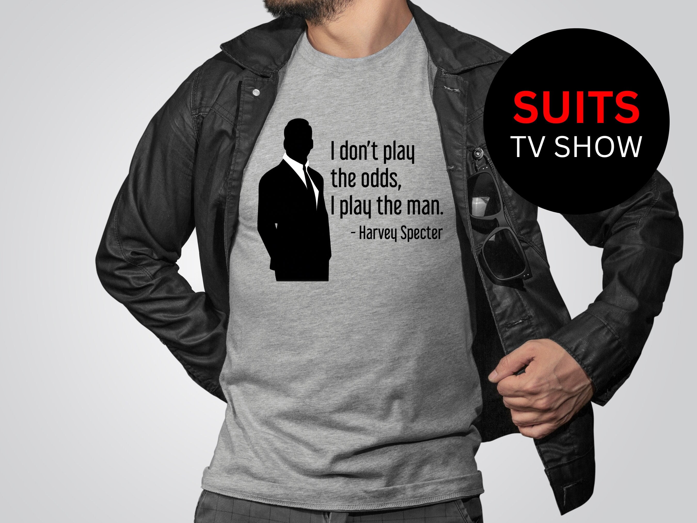 Suits Get Litt Up! Adult Short Sleeve T-Shirt Black / L