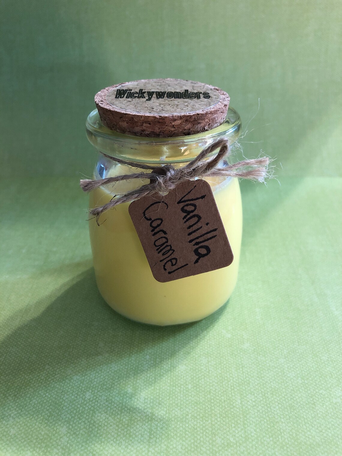 Vanilla Caramel Scented Candle Etsy