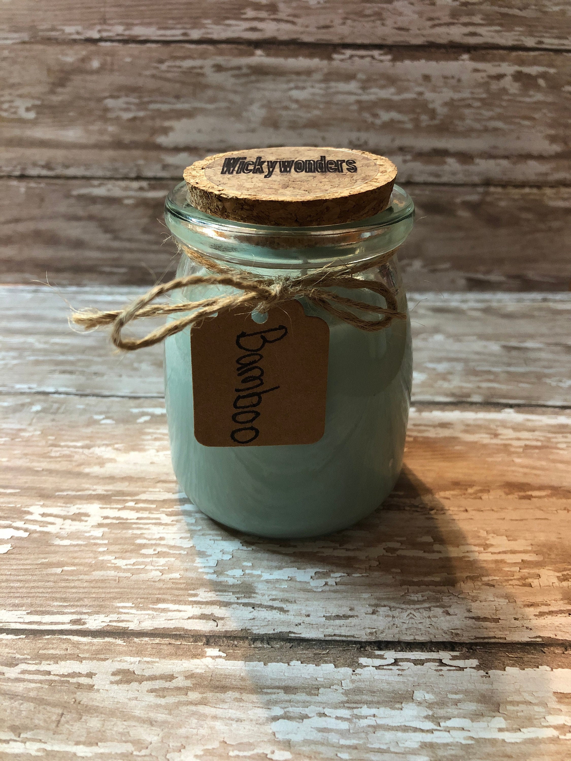 Bamboo Scented Candle Etsy