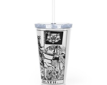 Tarot Tumbler | The Devil | Death | 20oz Tumbler | Hydro Flask | Sippy Cup | Classic Tarot | Major Arcana