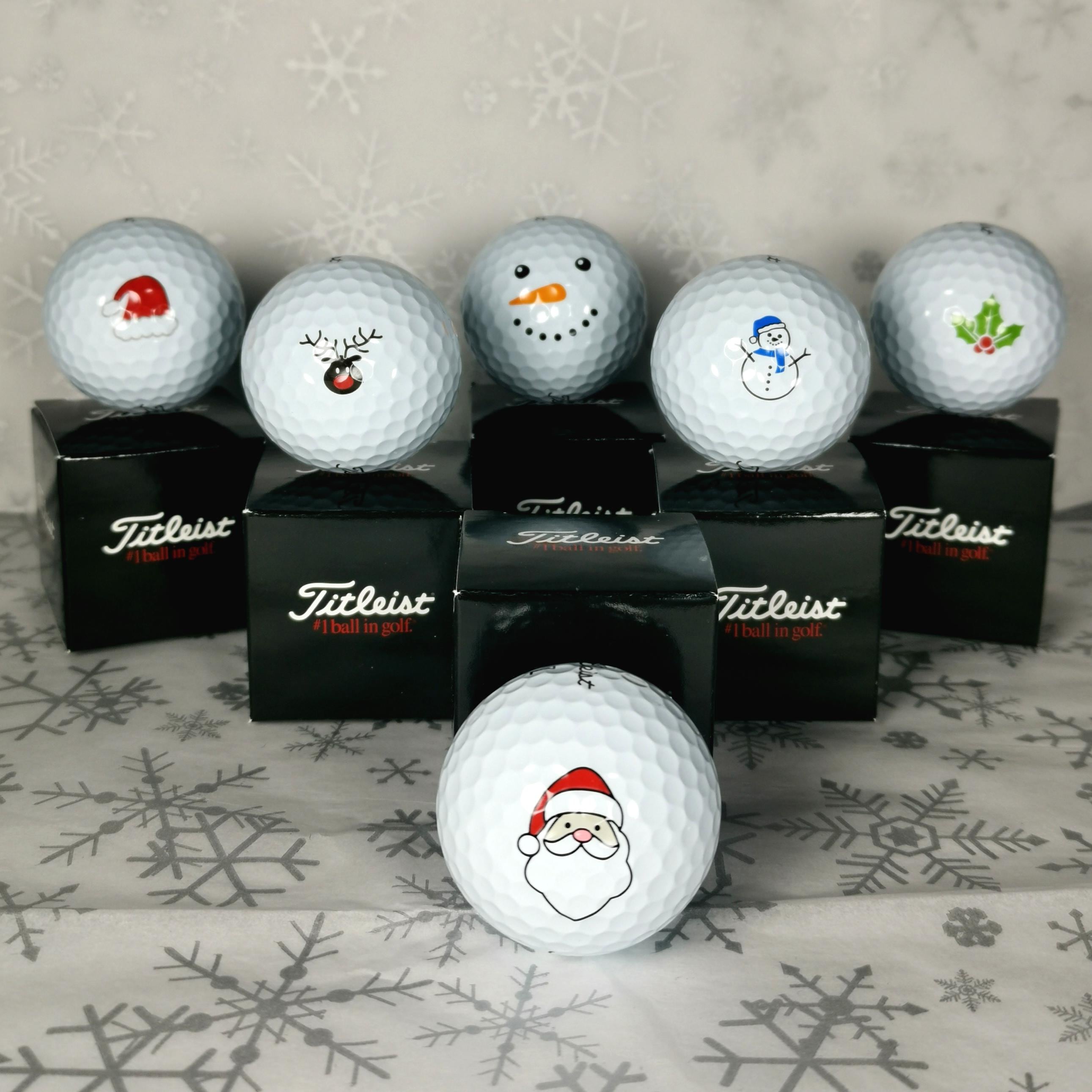 クリスマス タイトリスト プロ V1 ゴルフボール 1個 - 個別箱入り 