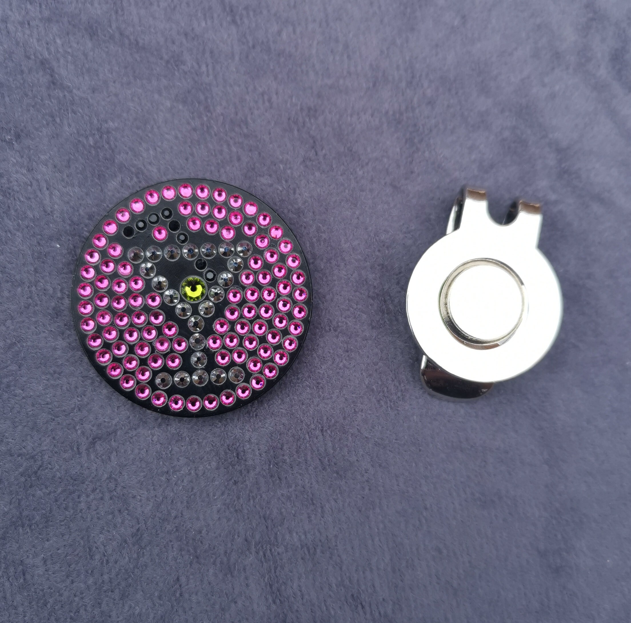 Luxury Bling Golf Ball Markers Made With Swarovski Crystals Etsy