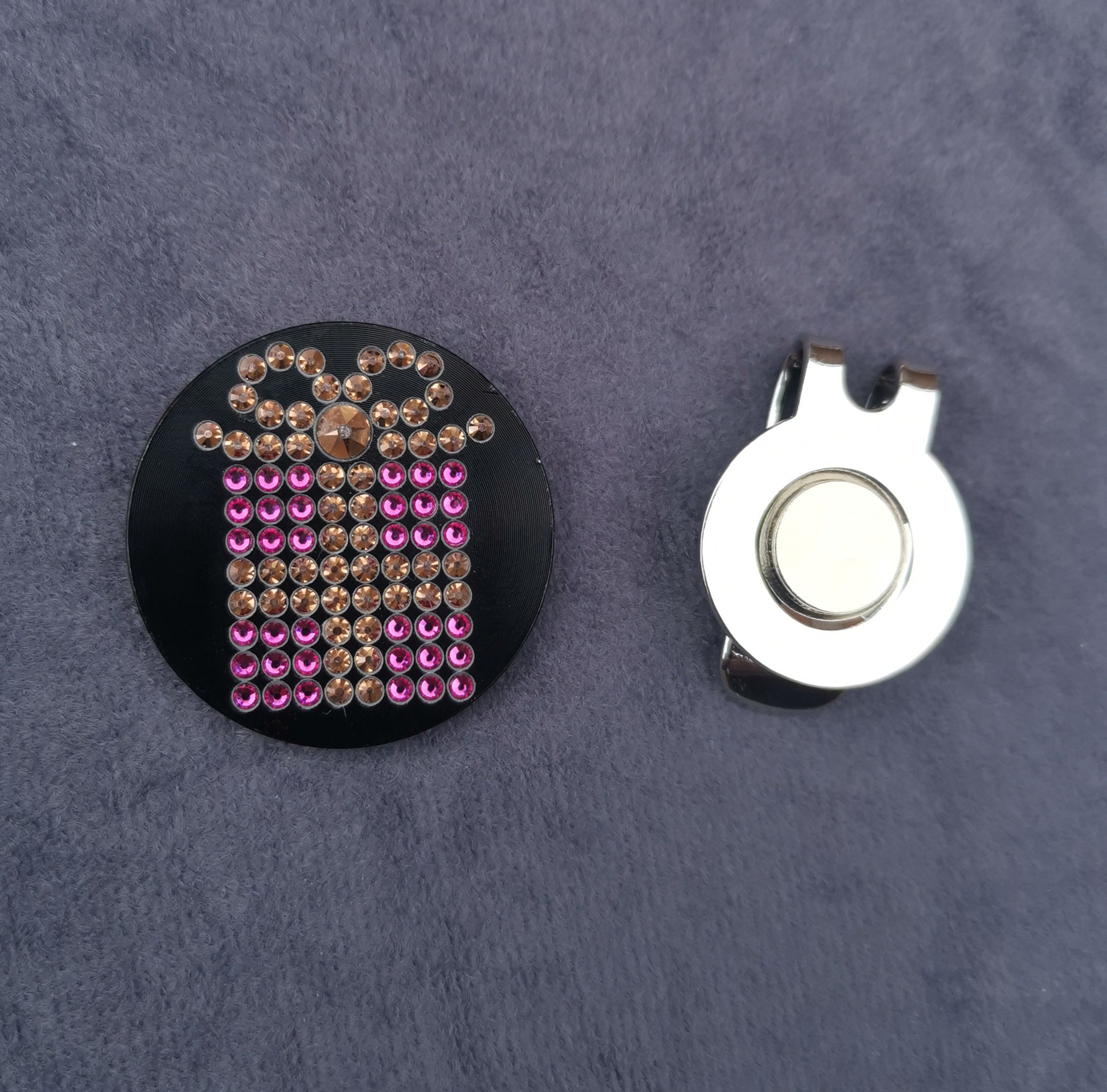 Luxury Bling Golf Ball Markers Made With Swarovski Crystals Etsy