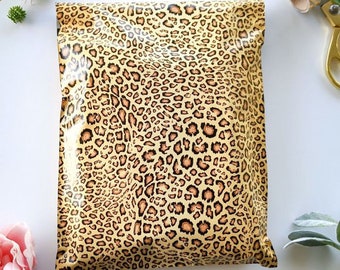 100-300 Pack - Leopard 10x13 Poly Mailers