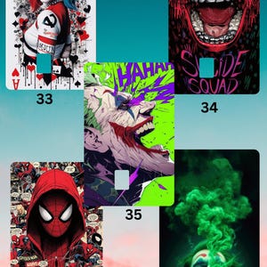 Credit card skin / Debit card decal / Custom sticker Puerto Rico ,cherry , cartoons image 3