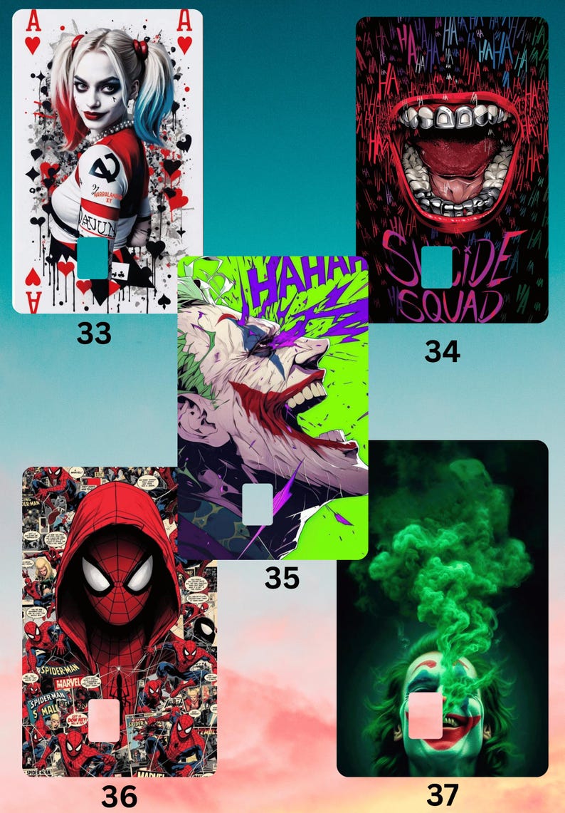 Credit card skin / Debit card decal / Custom sticker Puerto Rico ,cherry , cartoons image 3