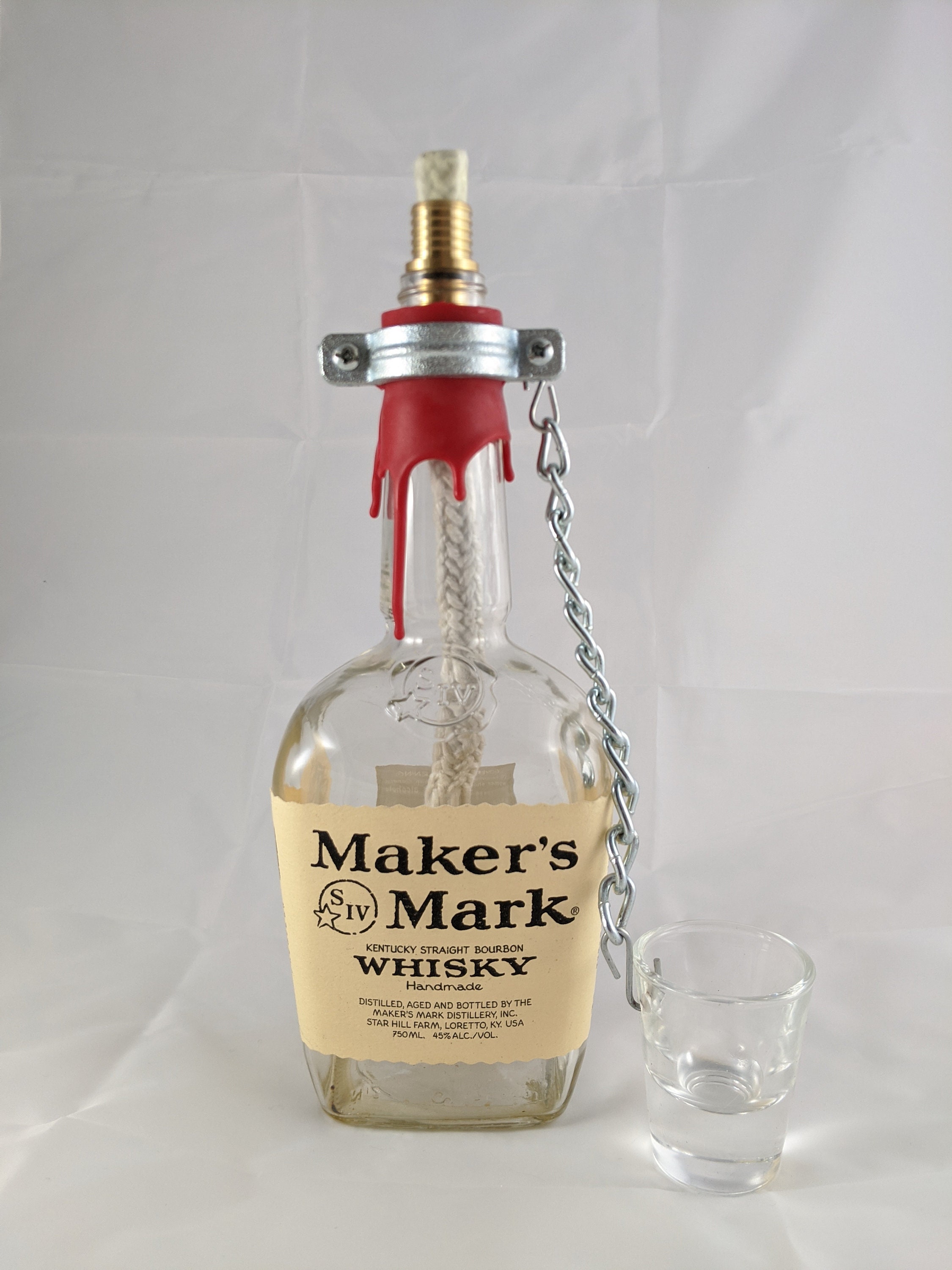 Liquor Bottle Tiki Torch Etsy