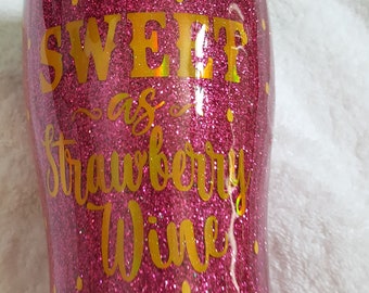 30 oz Strawberry curvy tumbler