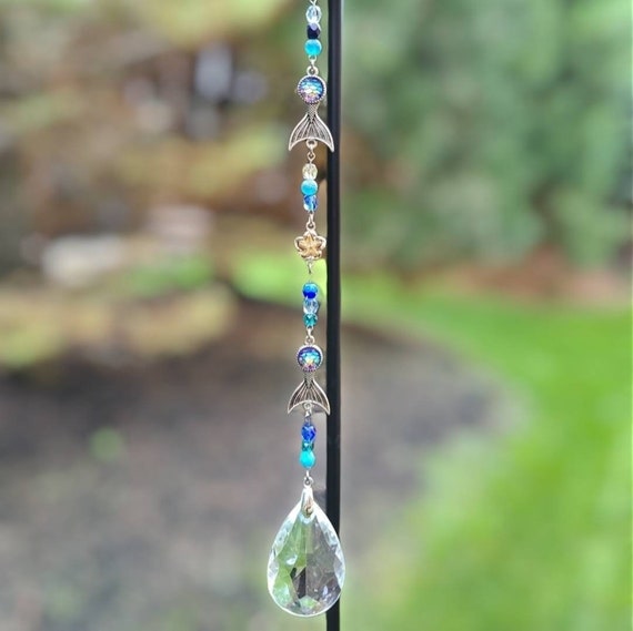 Mermaid crystal suncatcher Mermaid crystal suncatcher