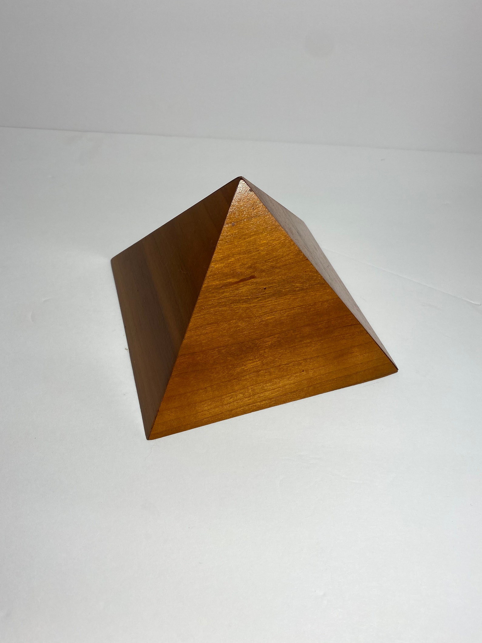 Handcrafted Wooden Pyramid Etsy