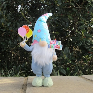Birthday Gnome: Kids Party Decor, Scandinavian Folklore Gift