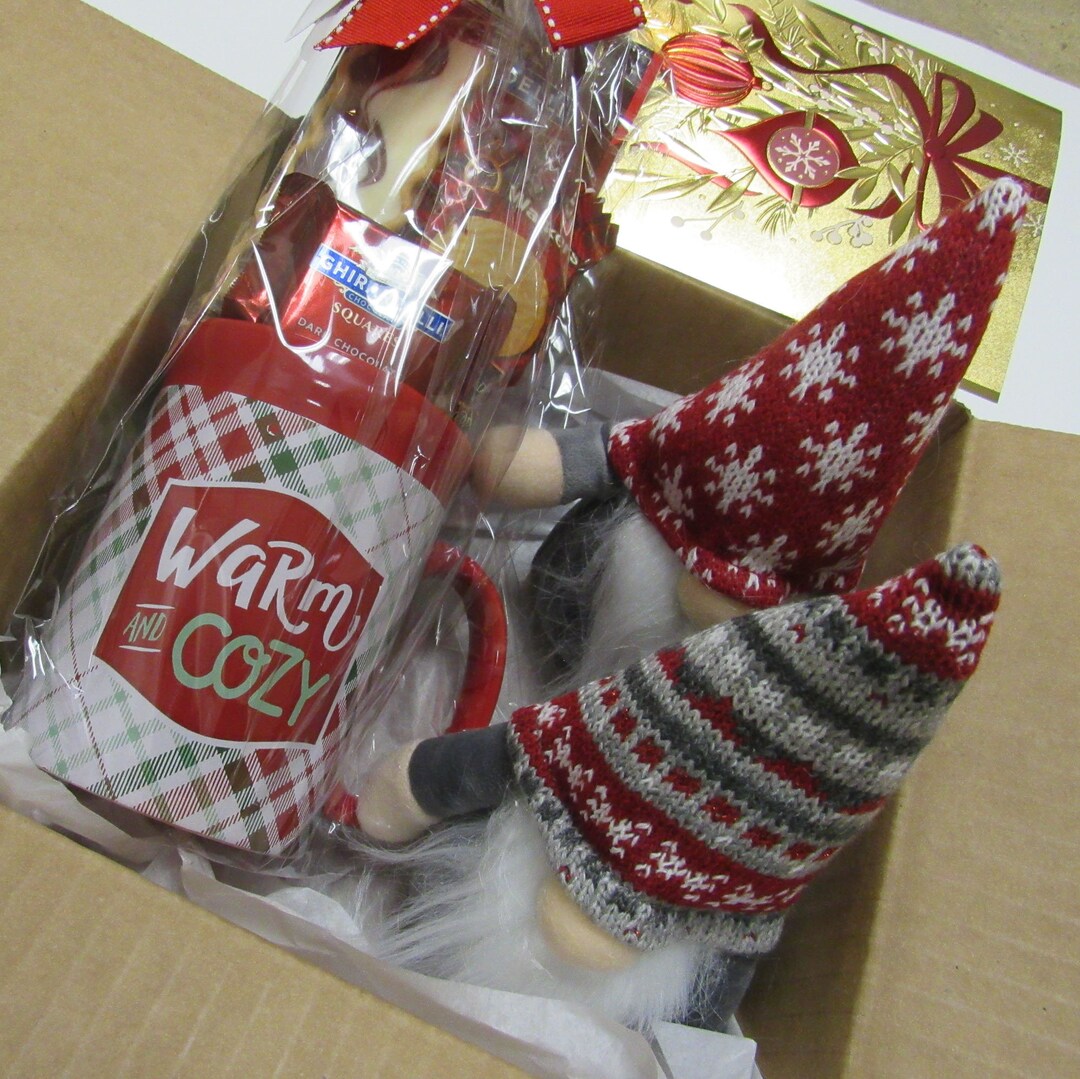 New Year Gift Box, Winter Gnome Gift Box, Gnome Holiday Gift, Teacher