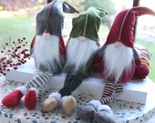 Christmas Gnomes , Holiday decor , Scandinavian Nordic gnome, faceless gnome Gift Idea Holiday Ornaments