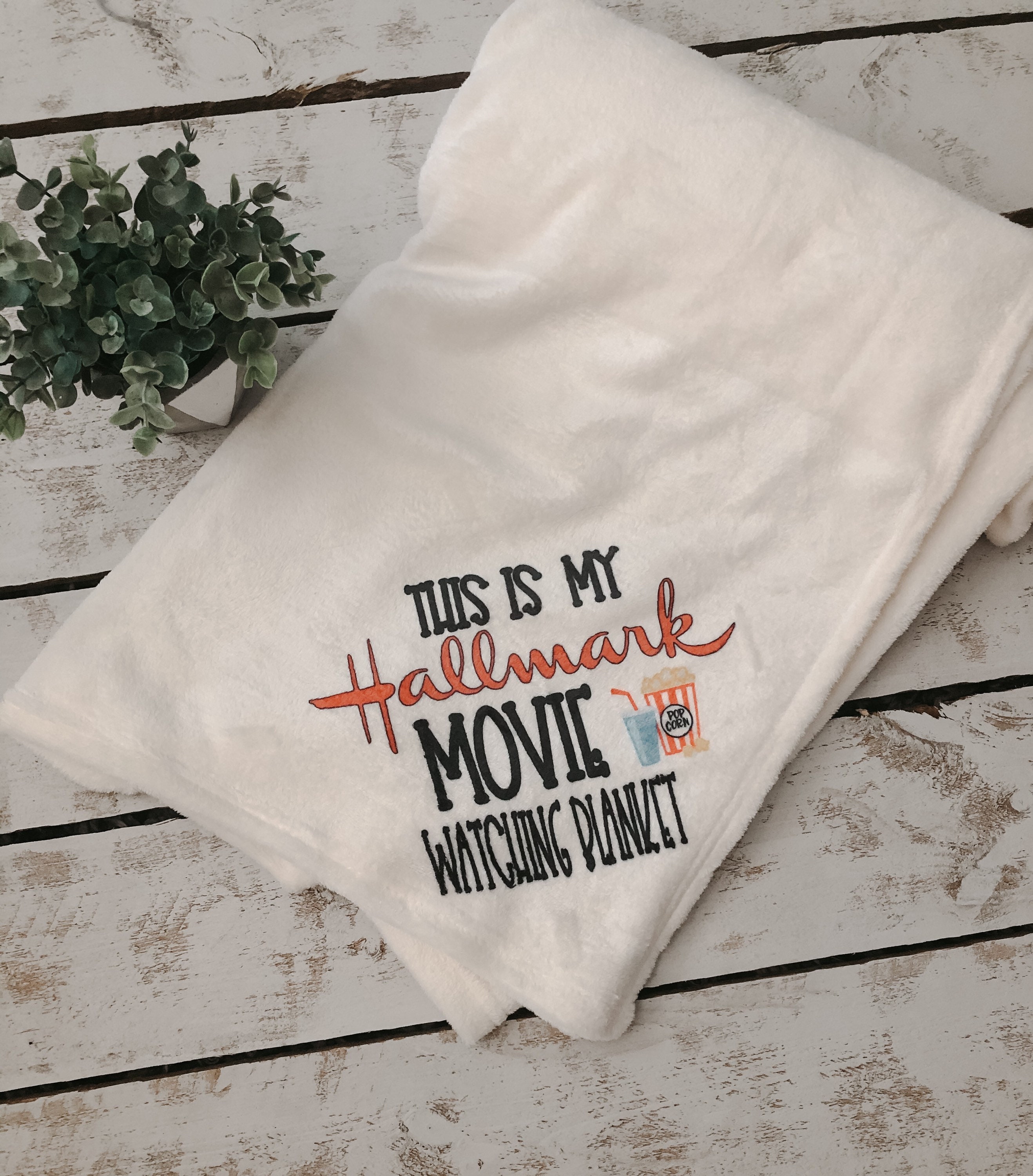 This is my Hallmark watching blanket Etsy