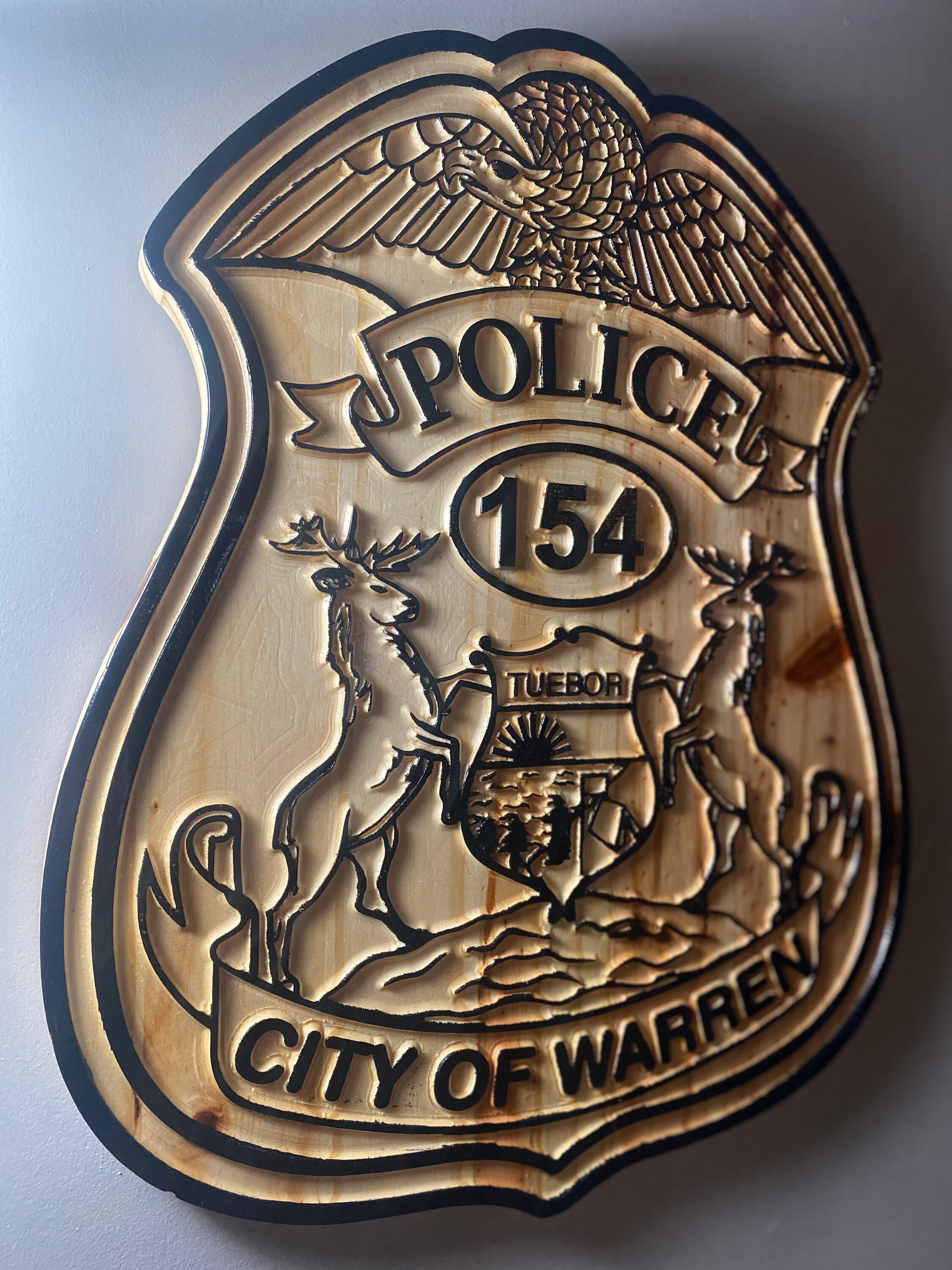 Large Police Badge Cutouts - Etsy