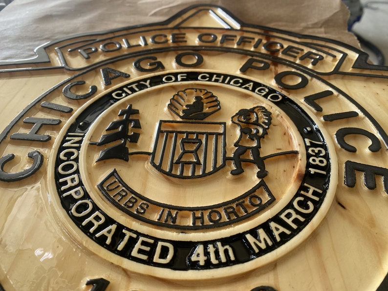 Large Police Badge Cutouts - Etsy