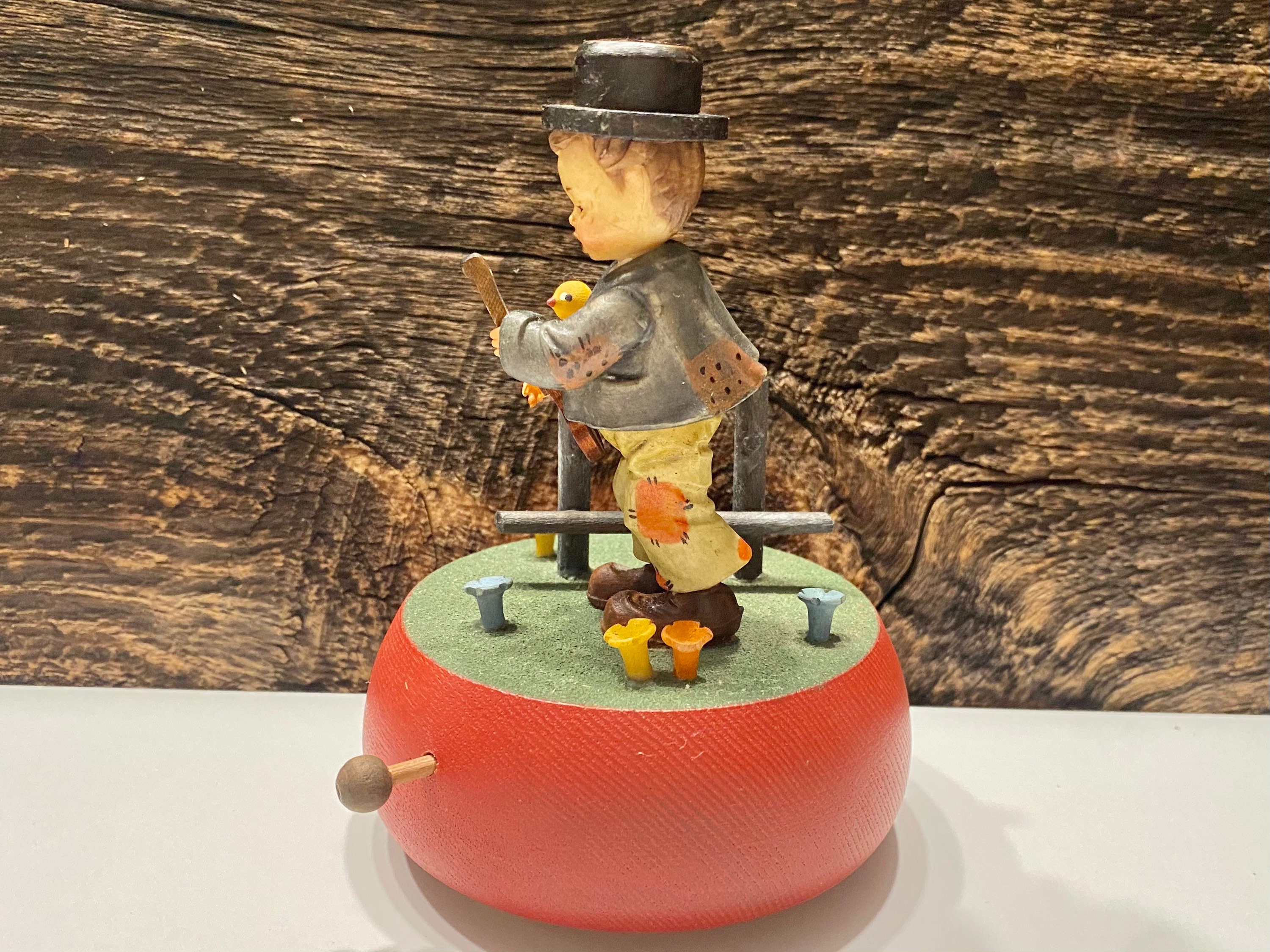 Vintage Anri Wooden Music Box, Boy Playing Violin Music Box, if I Were a Rich Man Music Box, Vintage Anri Wood Music Box, Anri Duck Music - Etsy Vintage Anri Wooden Music Box, Boy Playing Violin Music Box, if I Were a Rich Man Music Box, Vintage Anri Wood Music Box, Anri Duck Music - Etsy