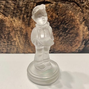 Vintage Goebel Glass Caroler, Heldentenor Soloist, Vintage Goebel, Vintage Glass Goebel Boy, Hummel Glass Figurine, Vintage Hummel