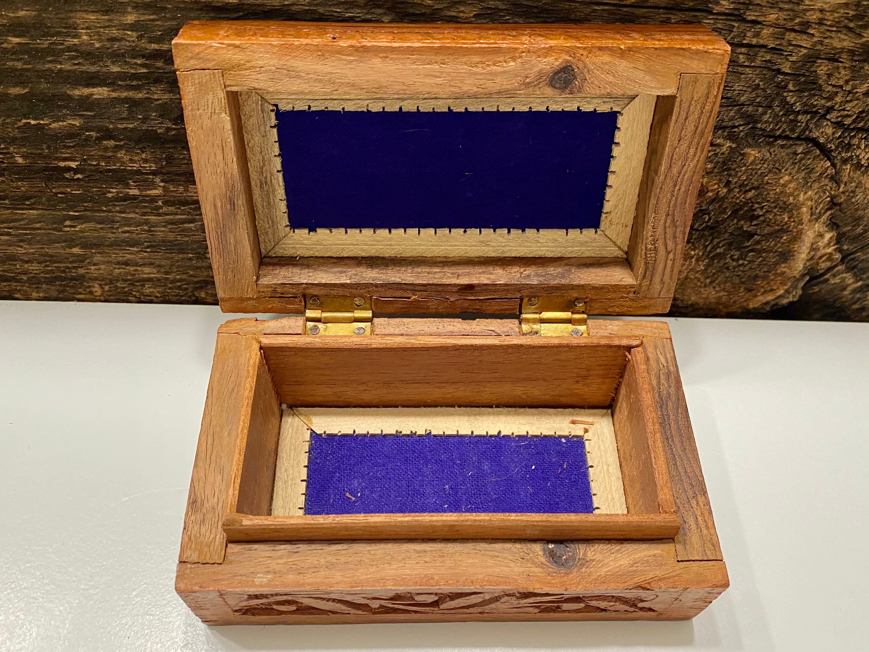 小物入れ　木製　ハンドメイド　手作り　インドローズ　象嵌　細工 小物入れ 木製 ハンドメイド 手作り インドローズ 象嵌 細工